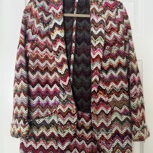 Ellison Multicolor Zigzag Jacket